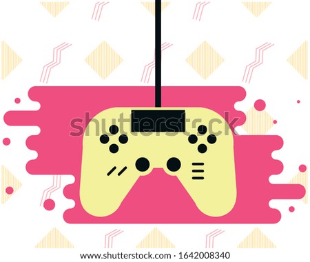 video game control isolated icon vector illustration design