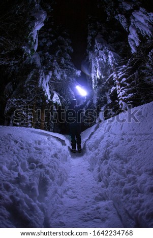 Snowy winter in Tatra Mountains
