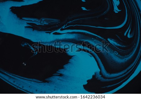 Beautiful abstract background. Acrylic paints. Aqua menthe. Marble texture. Contemporary art. Marbleized effect. Acrylic painting Royalty-Free Stock Photo #1642236034