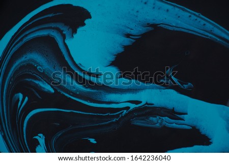 Beautiful abstract background. Acrylic paints. Aqua menthe. Marble texture. Contemporary art. Marbleized effect. Acrylic painting Royalty-Free Stock Photo #1642236040