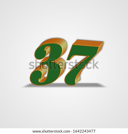 numbered animation with a white background