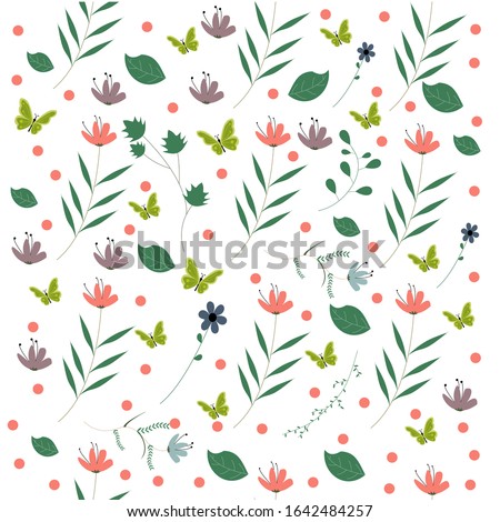illustration vector graphic of flowers fit to place background,seamless pattern,pattern,wallpaper,etc.