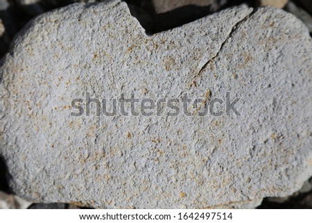 texture of a stone and the rock that the photographed in natural light