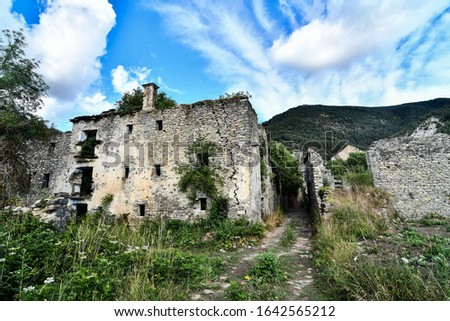 ruins of old castle, photo as a background, digital image
