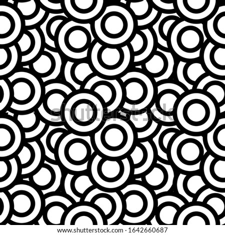 seamless round pattern in plain design