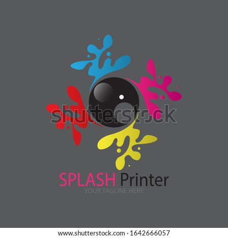 Colorful splash printer for good color