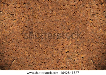 Texture of red laterite stone, Old stone background.