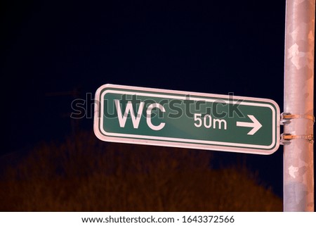 
A way to WC  sign