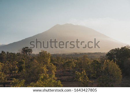 Mount Agung, a vulcano at Bali