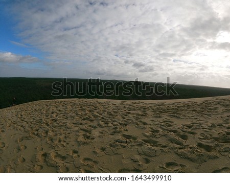 The sand dune of Pyla in France. Just amazing and so random. 