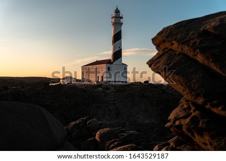  favaritx lighthouse menorca mahon spain