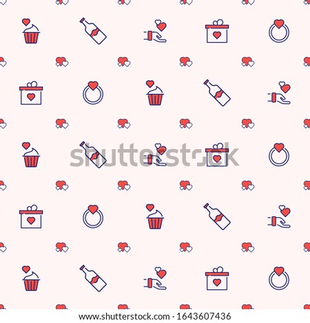 valentine icon illustration isolated vector sign symbol for wedding for gift for pettern