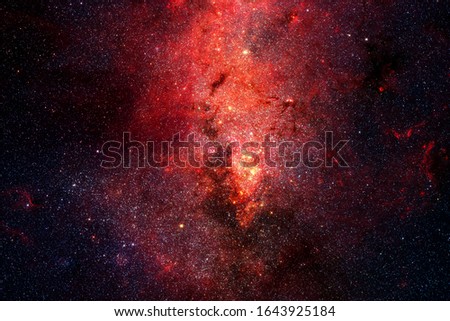 Infinite space with nebulae and stars. Elements of this image furnished by NASA.