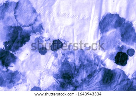 Abstract Horizontal Paints Watercolor. Winter Neon, Blue On White. Brush Strokes Water Colour. Dirty Art. Dirty expressionism. Trendy Design Template.