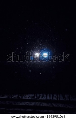 Blue planet in space. Abstract photo