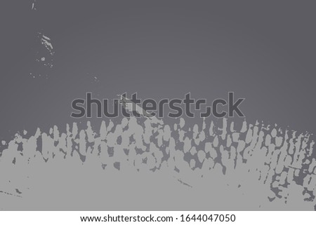 Cement overlay background. Distress Grey Grainy Texture. Beton grunge backdrop. Empty Weathered Concrete wall Element. EPS10 vector.