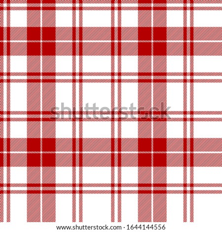 White, Red modern tartan plaid Scottish seamless pattern.Texture from tartan, plaid, tablecloths, clothes, shirts, dresses, paper, bedding, blankets and other textile products.