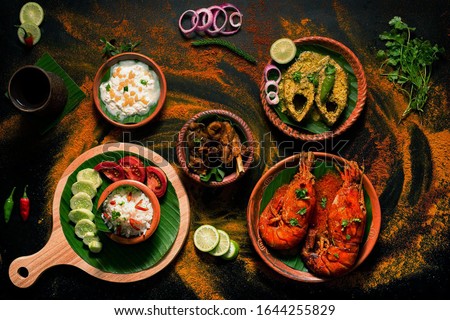 fish dishes are bengali delicacy Royalty-Free Stock Photo #1644255829
