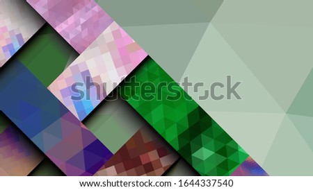 Geometric design, abstract background modern futuristic graphic. Background with stripes, vector abstract background texture design, Mosaic texture, bright poster, banner  background Vector
