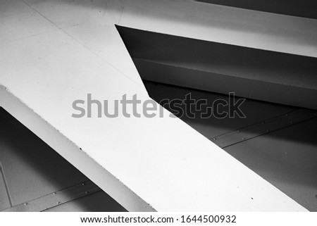 Abstract Angles in Architecture in Black and White