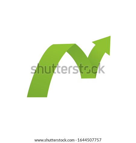 N arrow logo design vector sign template