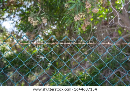 a desert fencing in dubai