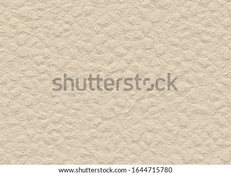 Brown cream clay mud grunge wall texture background. Sand material for modern house. Neutral colors tend.