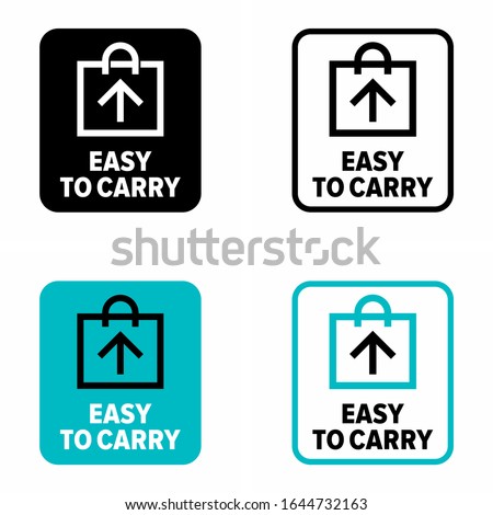 Easy to carry information sign Royalty-Free Stock Photo #1644732163