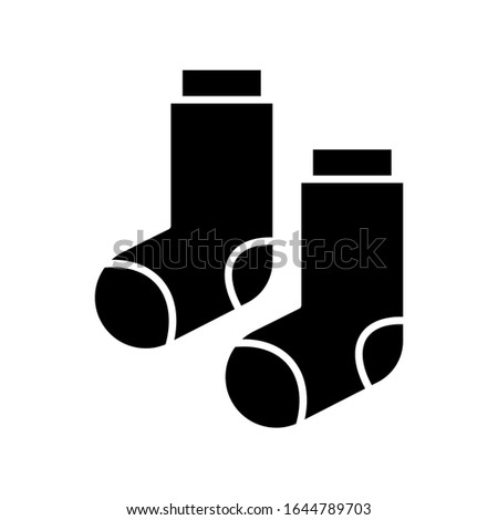 Baby sock icon vector sign and symbol on trendy design