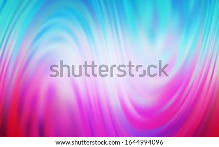 Light Blue, Red vector blurred shine abstract texture. Creative illustration in halftone style with gradient. Background for designs.