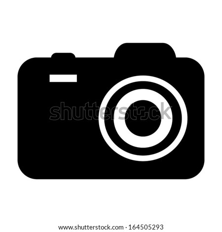 camera icon - vector