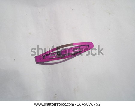 isolated pigtails with a white background