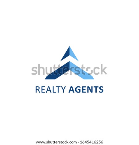 agents real estate and property logo vector