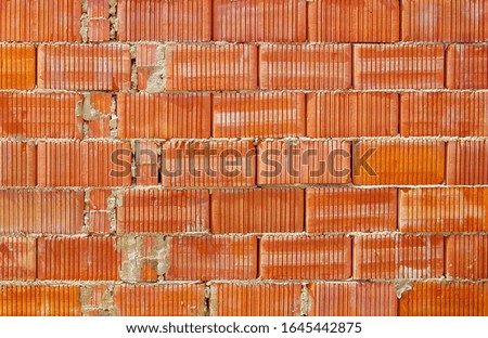 old beautiful brick wall closeup