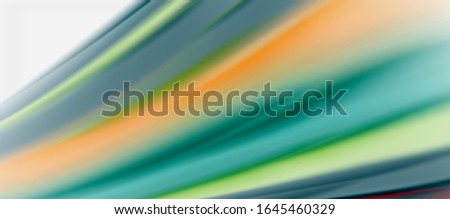 Wave lines abstract background, smooth silk design with rainbow style colors. Liquid fluid color waves. Vector Illustration For Wallpaper, Banner, Background, Card, Book, Illustration, landing page