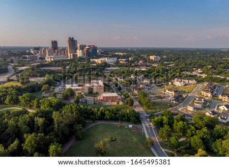 Raleigh Downtown Aerial View Picture
