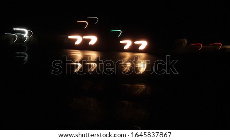 Beautiful photo of blurred lights