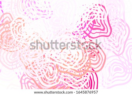 Light Pink, Yellow vector template with chaotic shapes. Illustration with colorful gradient shapes in abstract style. Elegant design for wallpapers.