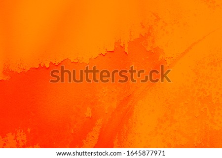 Lush Lava texture background. Metallic lava red foil  for design decoration element.  red wall with copy space