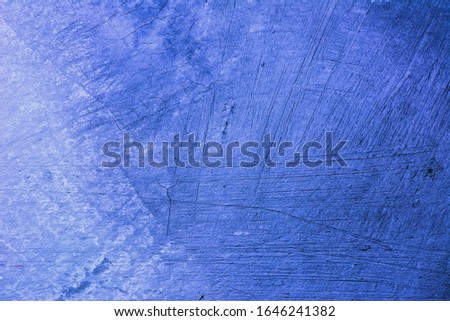 Classic blue wall texture grunge background. Abstract painted background.