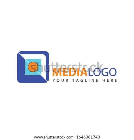Media Logo Template Design abstract