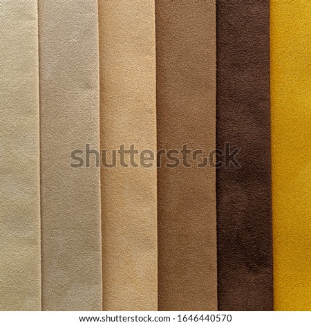 Background canvas fabric velvet in various colorful.