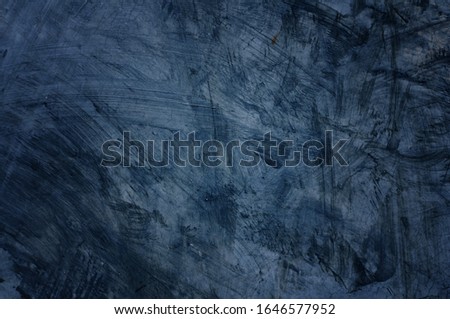 Blue black grunge. Old wall cement abstract textured for background. Empty rough black blue  concrete wall. Grunge background  texture. Grunge image wallpaper.
