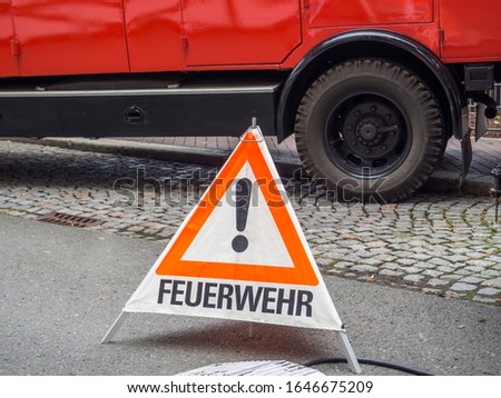 fire brigade shield in german