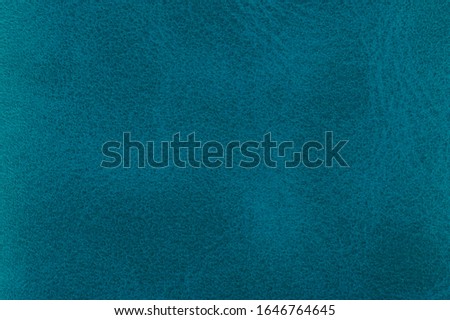 Green leather texture background macro close up view