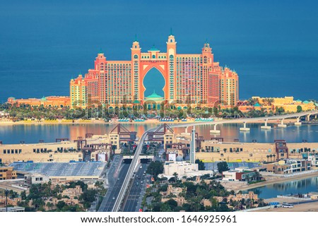 Dubai - The Palm Island, man made island, United Arab Emirates