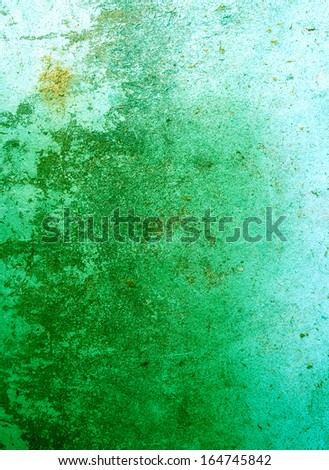 old green wall background
