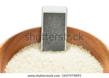 Lifehacks; drop your wet smart phone in rice and let it dry.  