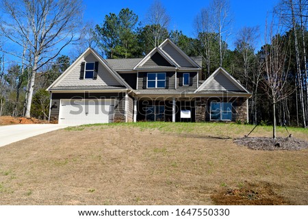 Newly constructed home for sale at Georgia, USA