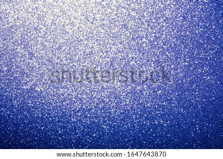 Blue glitter texture christmas abstract background